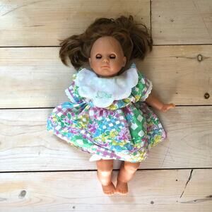 Zapf Creations Vintage 90s Baby Doll Brown Hair Blue Eyes